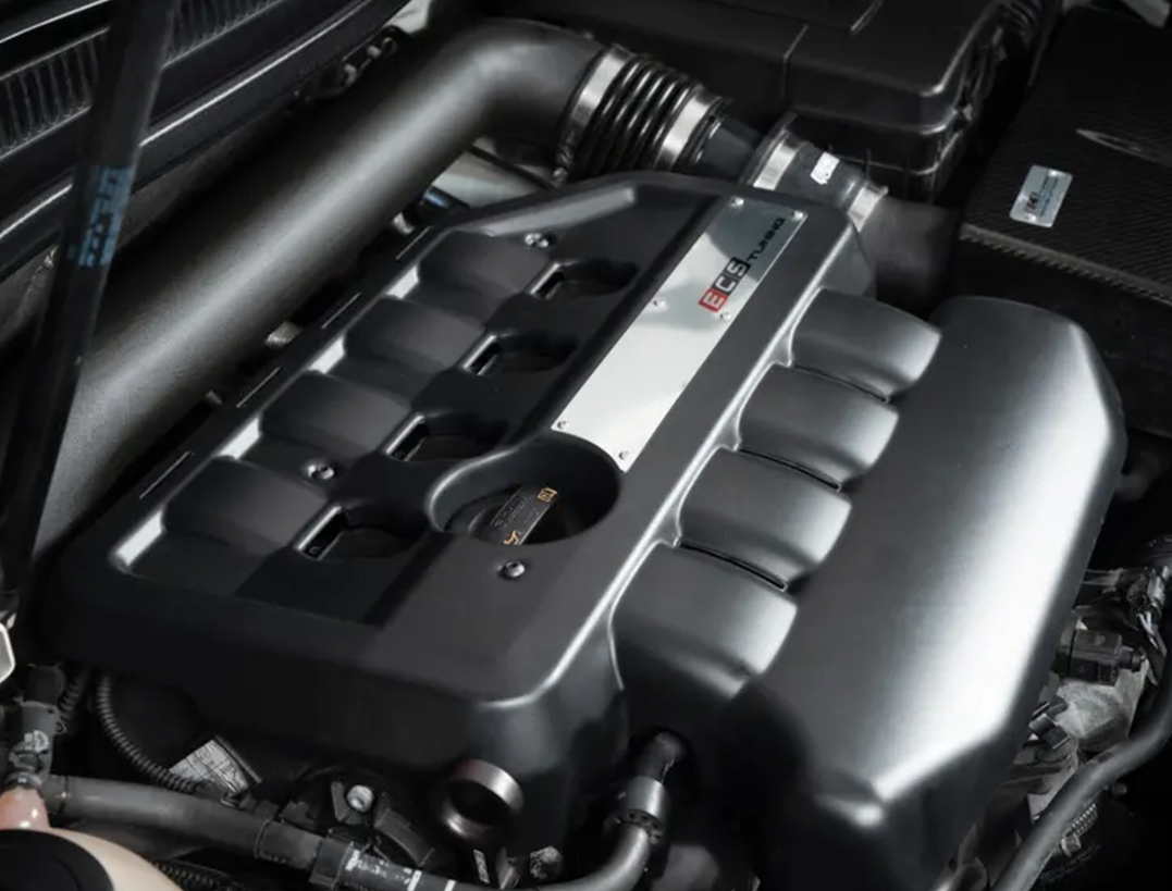 ECS Textured Black Engine Cover - 2.0 TSI Mk6