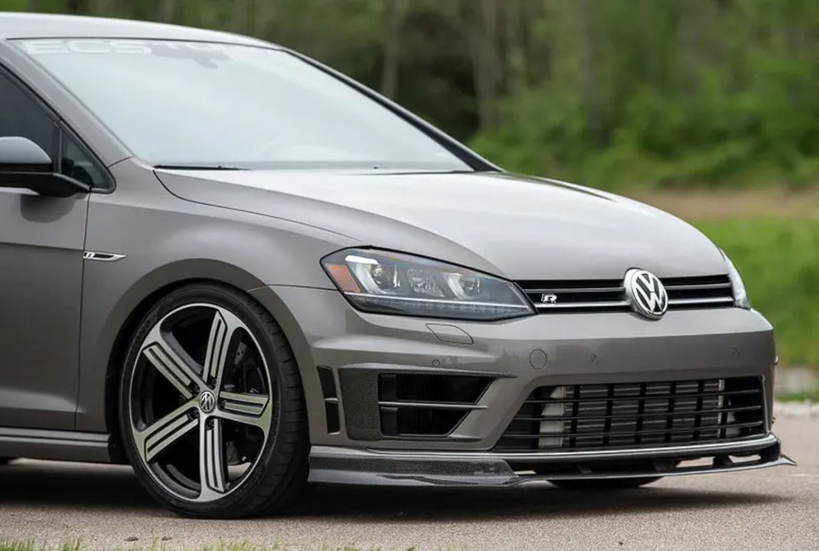 ECS Tuning Carbon Fibre Front Bumper Grille Flare Set - Golf Mk7 R