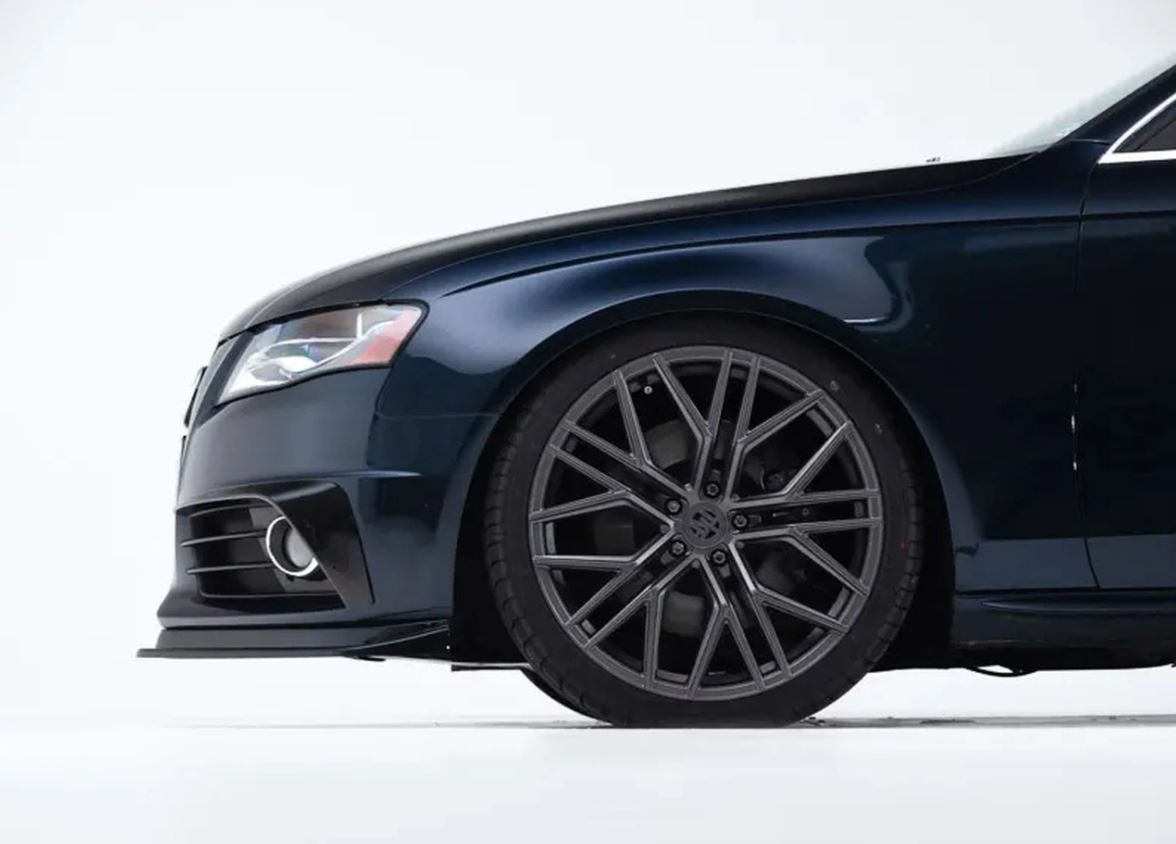 ECS Tuning Gloss Black Front Splitter - A4/S4 B8