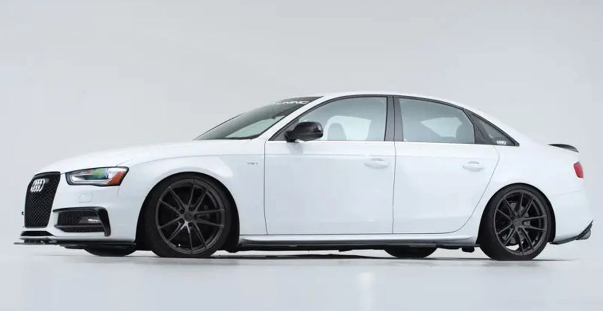 ECS Tuning Gloss Black Front Splitter - A4/S4 B8.5