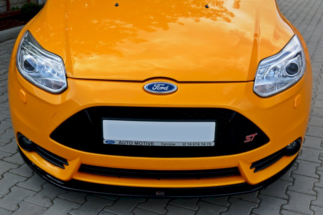 Maxton Design Front Splitter V.2 for Ford Focus MK3 ST250 Pre-Face (2012-2014)