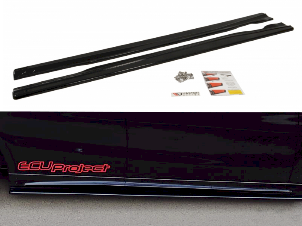 Maxton Design Side Skirts for Mercedes A45 AMG W176 (Pre-Face 2013-2015) / CLA 45 AMG C117 (Pre-Face 2013-2016)
