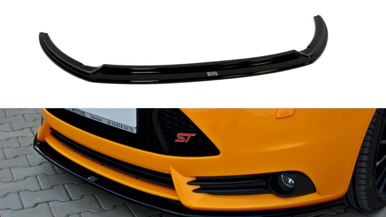 Maxton Design Front Splitter V.2 for Ford Focus MK3 ST250 Pre-Face (2012-2014)