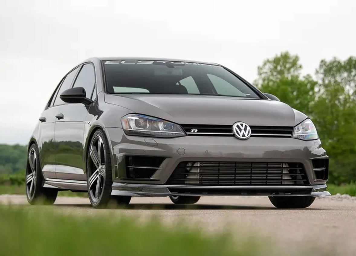 ECS Tuning Carbon Fibre Front Bumper Grille Flare Set - Golf Mk7 R