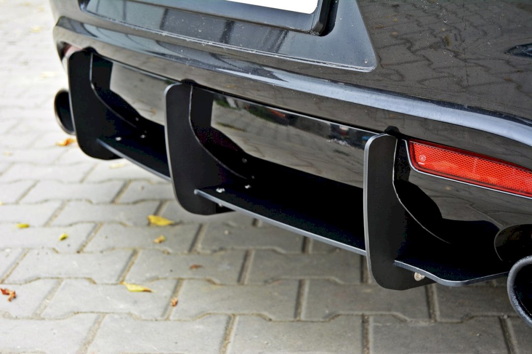 Maxton Design Rear Diffuser & Rear Side Splitters For Volkswagen Scirocco R MK3 (2009-2013)
