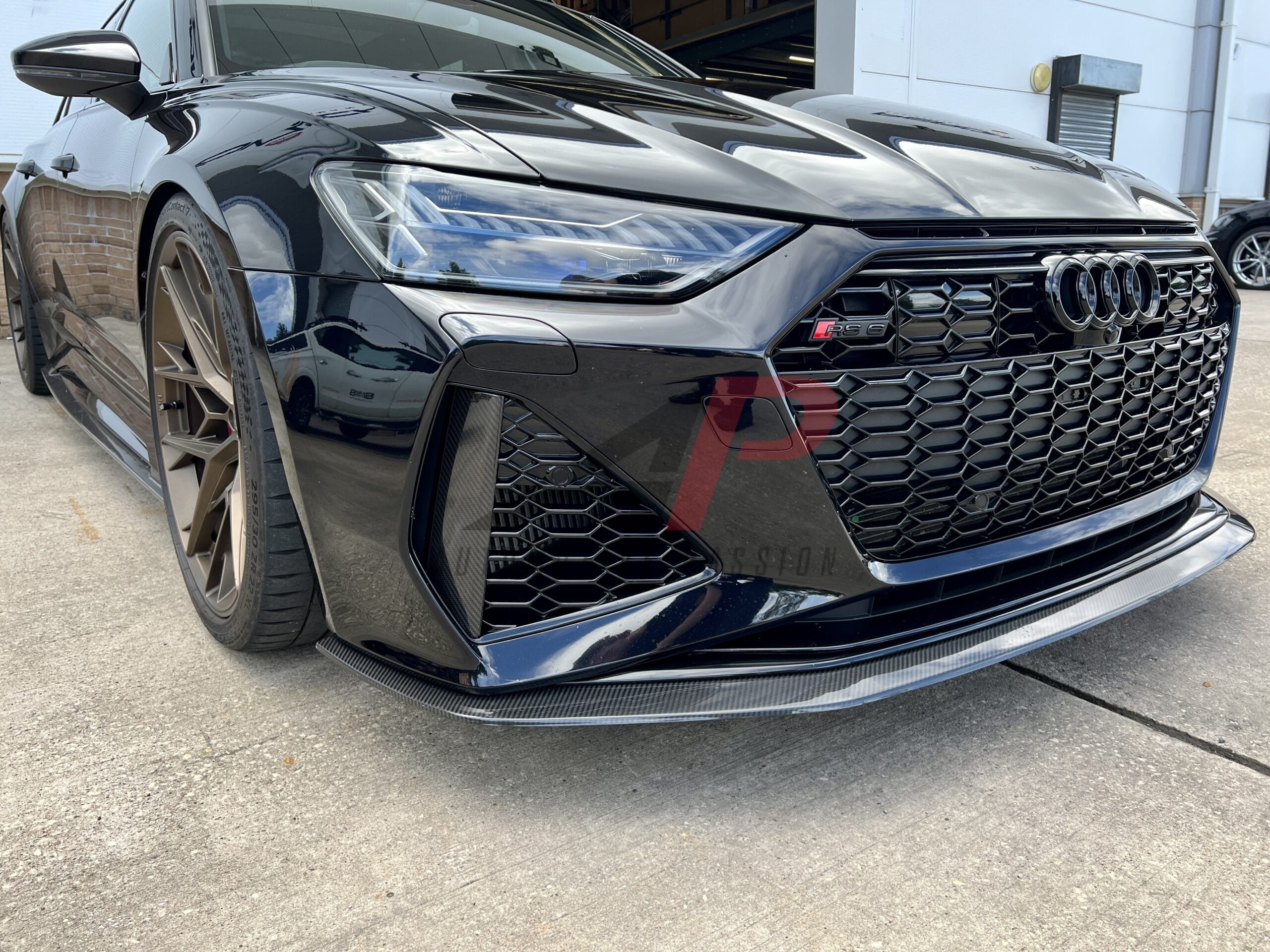 AP Design Dry Carbon Front Splitter - RS6 (C8)