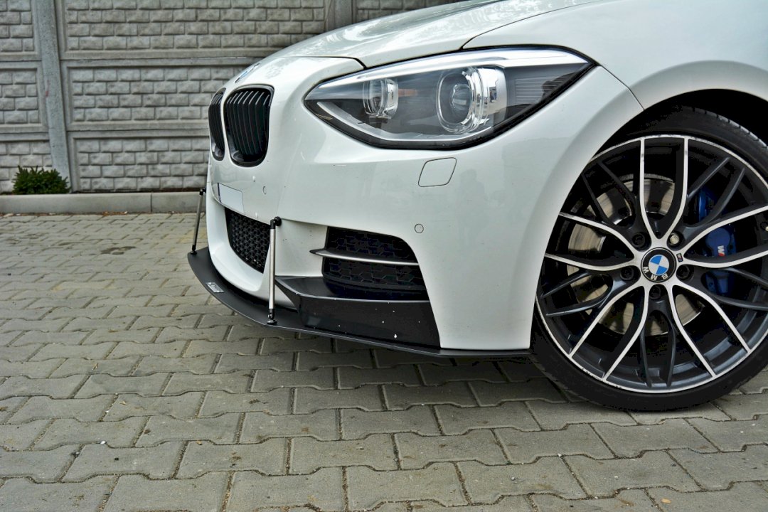 Maxton Design Front Racing Splitter for BMW 1 Series F20/F21 M-Power (Preface 2011-2015)