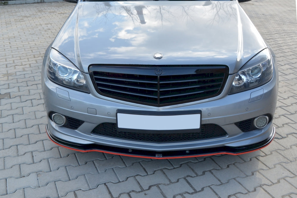 Maxton Design Front Splitter for Mercedes C-Class W204 AMG-Line (Pre-Face 2007-2010)