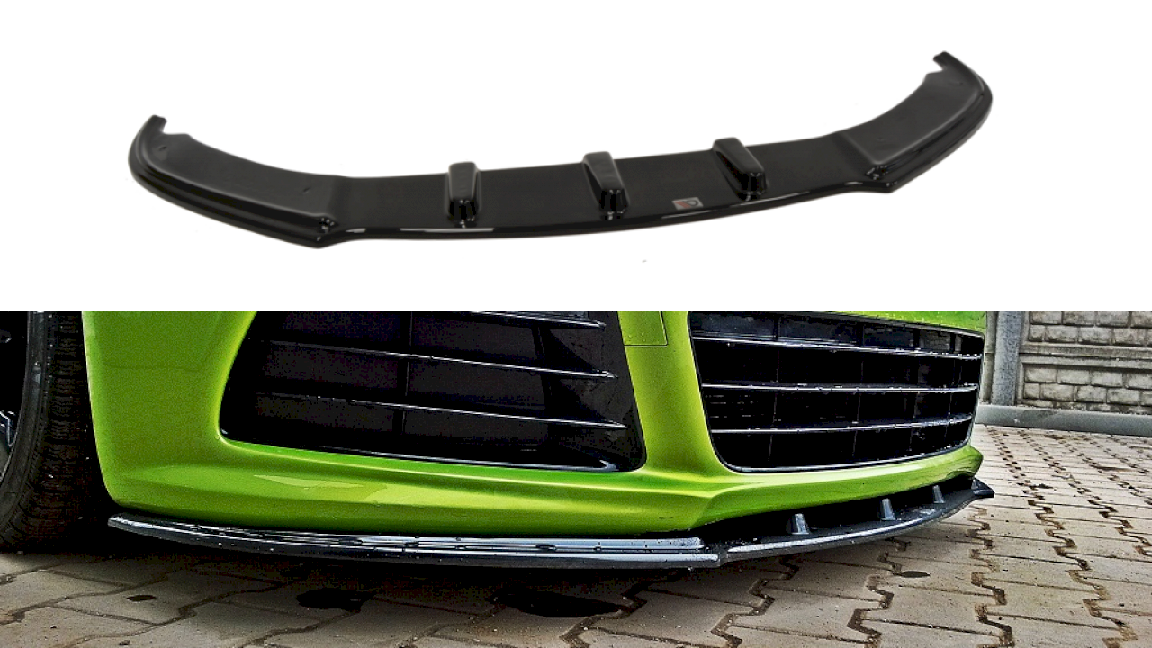 Maxton Design Front Splitter V.1 for Volkswagen Scirocco R MK3 (2009-2014)