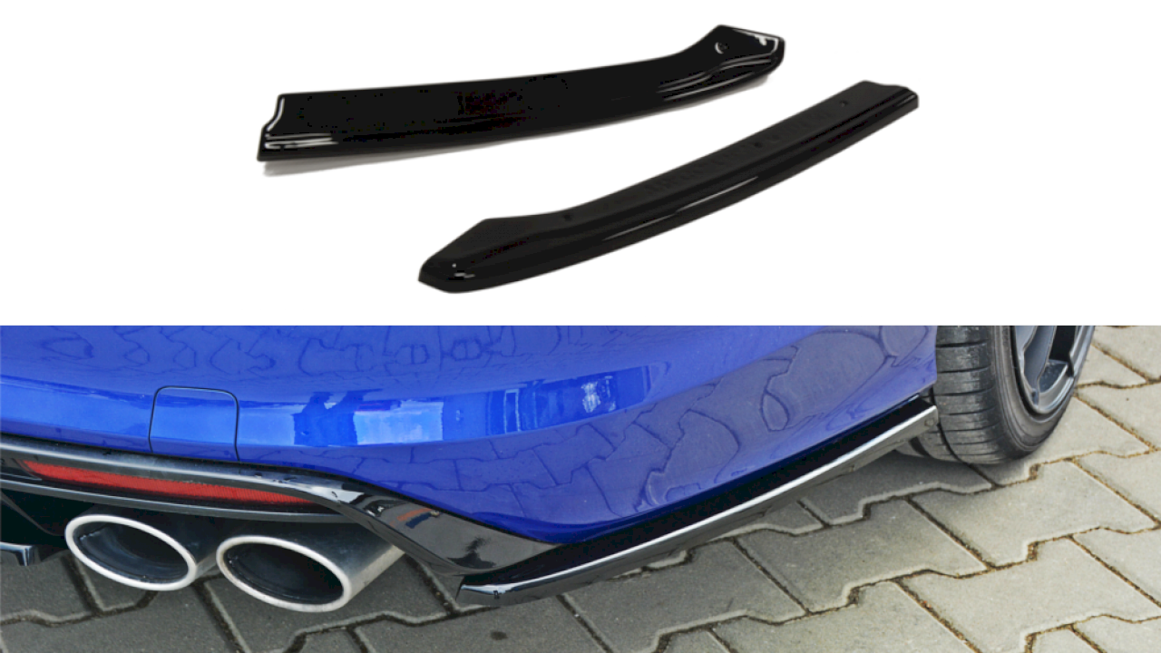 Maxton Design Rear Side Splitters/Spats For Volkswagen Golf MK7 R Estate (2013-2016)