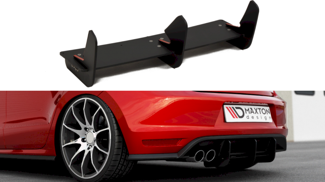 Maxton Design Rear Diffuser for Volkswagen Polo MK5 GTI (Facelift) (2015-2017)