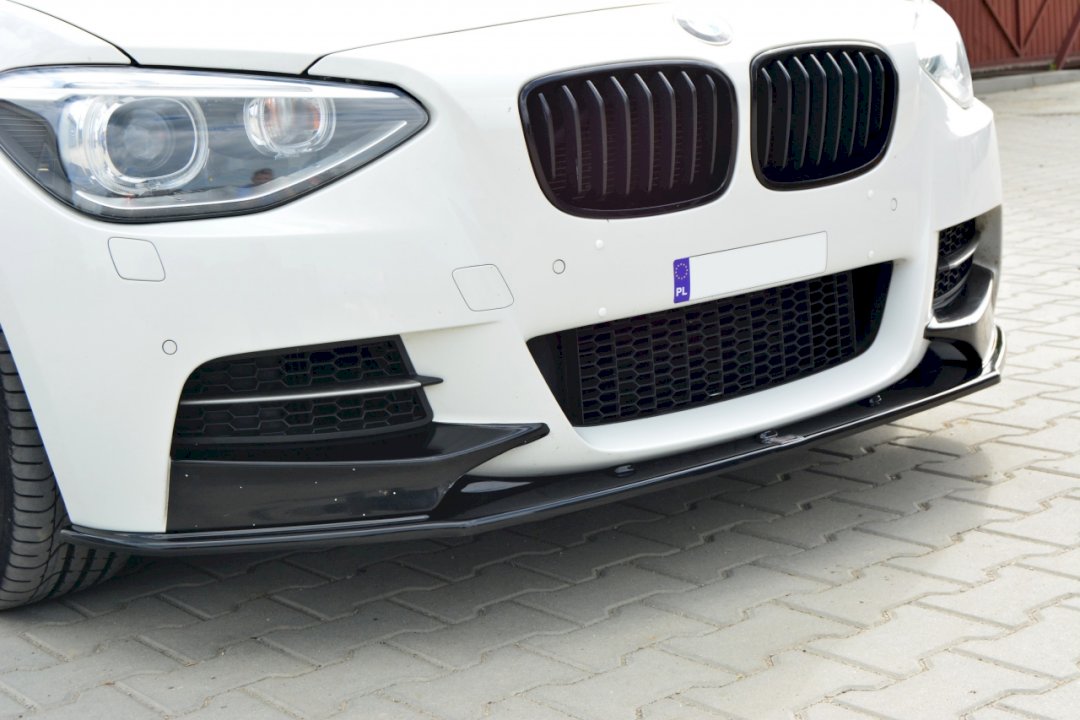 Maxton Design Front Splitter for BMW 1 Series F20/F21 M-Power (Pre-face 2011-2015)