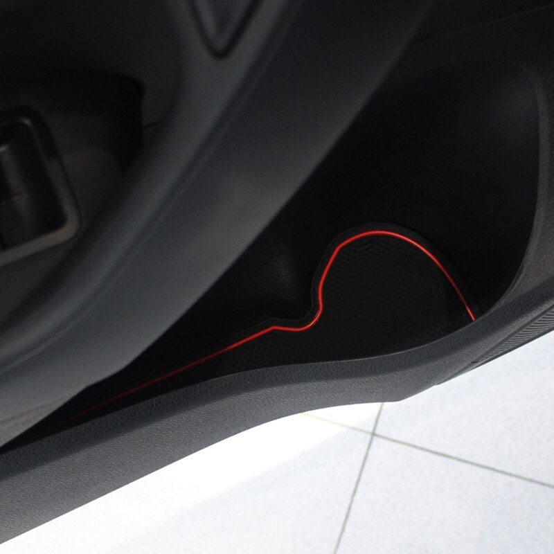 Volkswagen Polo MK5 6R / 6C Rubber Anti-Slip Interior Storage Mats (2009-2017)