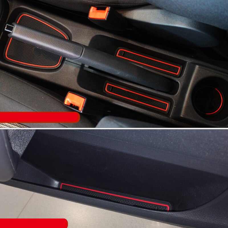 Volkswagen Polo MK5 6R / 6C Rubber Anti-Slip Interior Storage Mats (2009-2017)