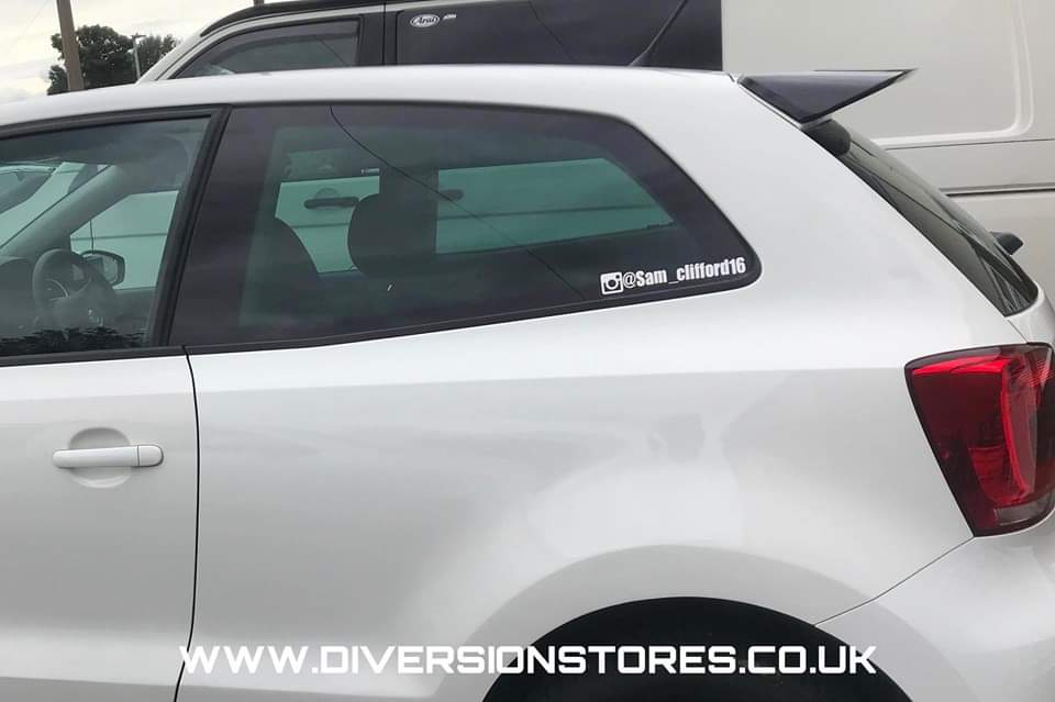 Volkswagen Polo WRC Style Roof Spoiler (2009-2018) - Diversion Stores Car Parts And Modificaions