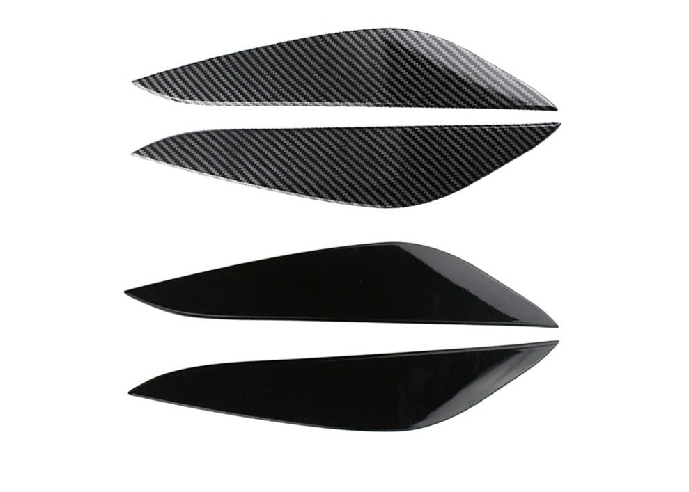 TESLA Model 3 Carbon Fibre Look Headlight Eyebrows (2016 - 2022+ models)