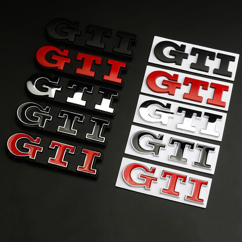 Volkswagen GTI Badges (Front Grille Replacement or Rear Boot Badge)