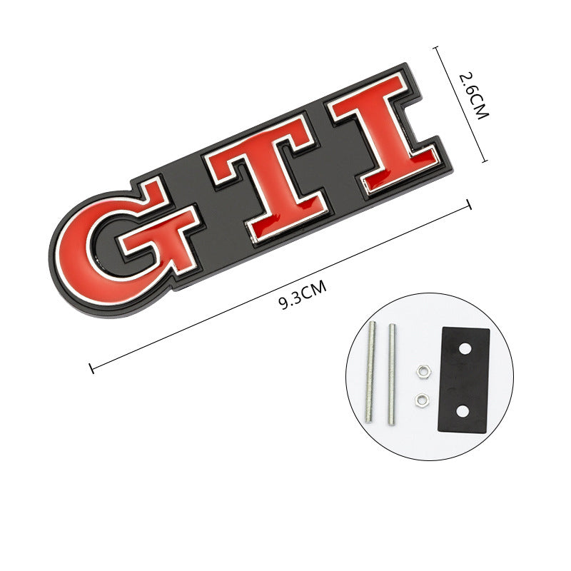 Volkswagen GTI Badges (Front Grille Replacement or Rear Boot Badge)