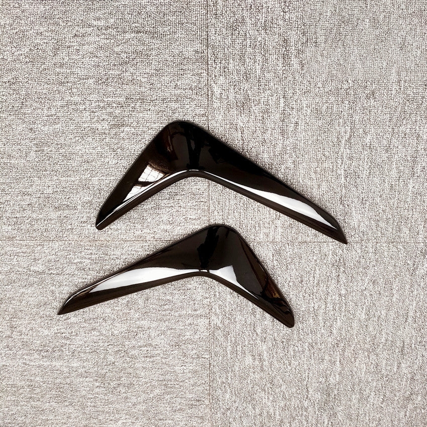 Volkswagen Polo MK6 Front Bumper Canards Pair (2018 - 2022 Models)