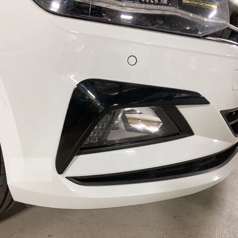 Volkswagen Polo MK6 Front Bumper Canards Pair (2018 - 2022 Models)