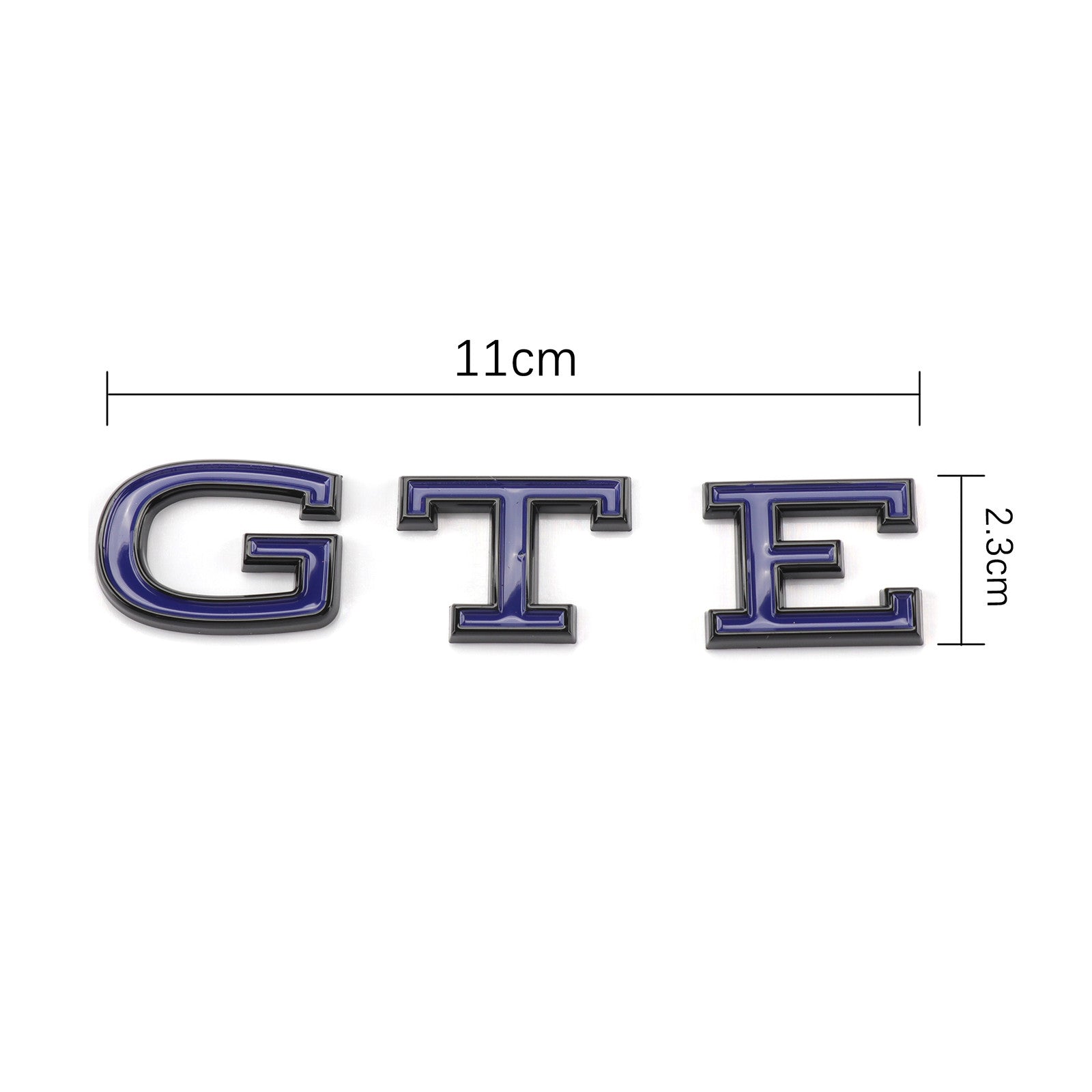 Volkswagen GTE Central Rear Boot Badge (2021+ Version) - Blue and Black