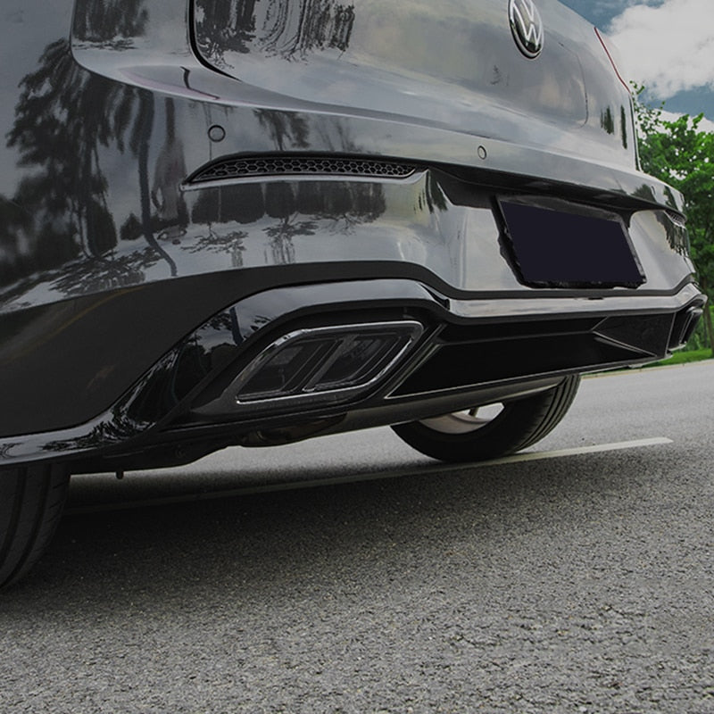 DAS - Exhaust Trim Covers for Volkswagen Golf MK8 R-Line Model Only (2020+)