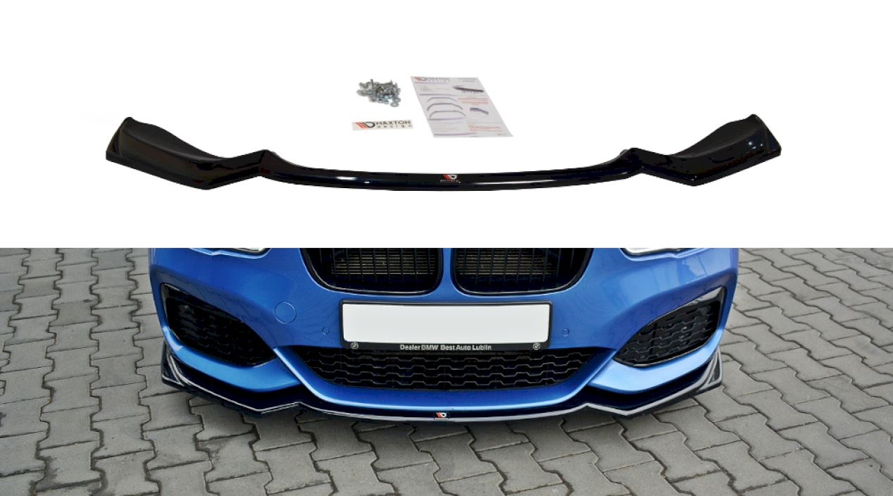 Maxton Design Front Splitter V.2 BMW 1-Series F20/F21 M-Power Facelift (2015+)