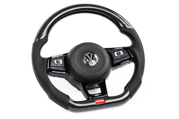 APR Carbon Fibre / Perforated Leather Steering Wheel Golf Mk7 R / GTI / GTD