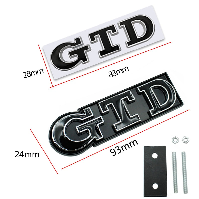 Volkswagen GTD Logo (Emblem/Badges)