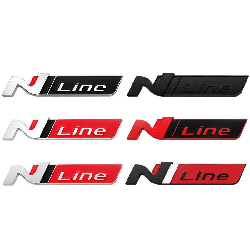 Hyundai 'N' / 'N-Line' Logo Badges (Multiple Models)