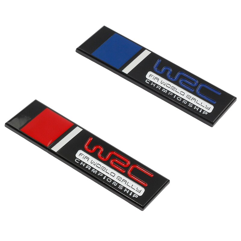 "WRC FIA World Rally Championship" Self Adhesive Metal Badge