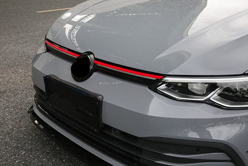 Volkswagen Golf MK8 Front Grille De-Chrome Strips (2021+ Models) - DAS Automotive
