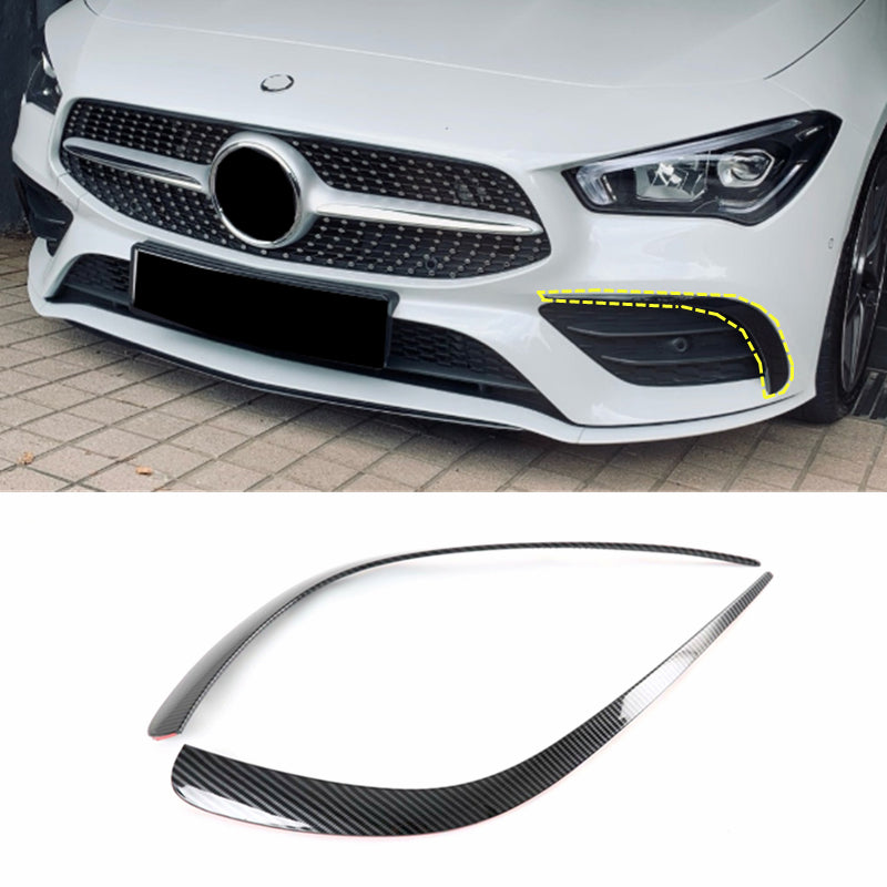 Mercedes Benz CLA C118 Front Bumper Canard Kits (2019+ Models)