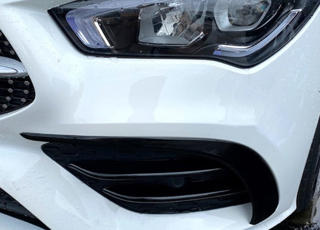 Mercedes Benz CLA C118 Front Bumper Canard Kits (2019+ Models)