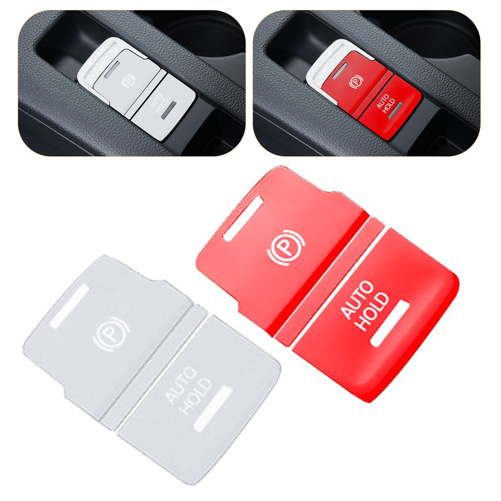 Volkswagen Golf MK7 / MK7.5 Electronic Handbrake and Auto Hold Button Cover (2013-2020 Models)