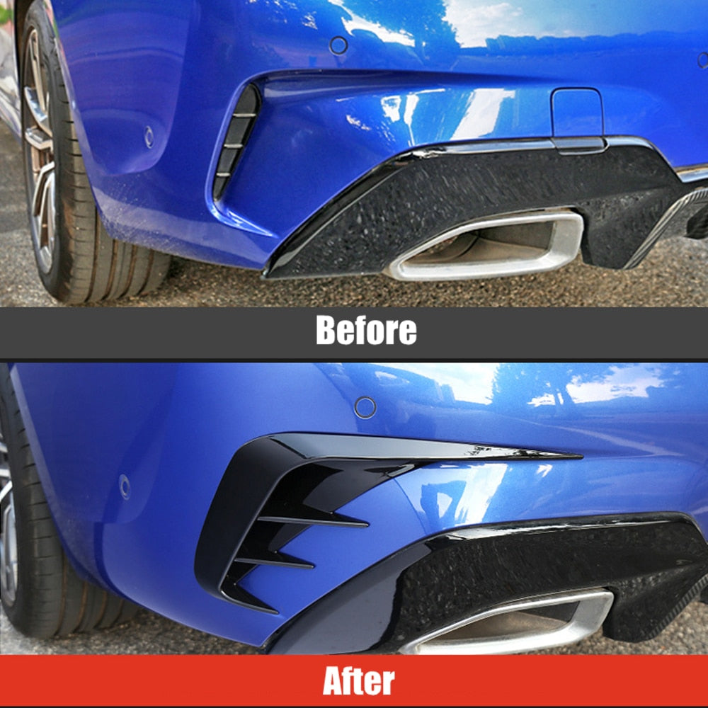 DAS Automotive Rear Bumper Canard Kit for BMW 3 Series (2020-2021)