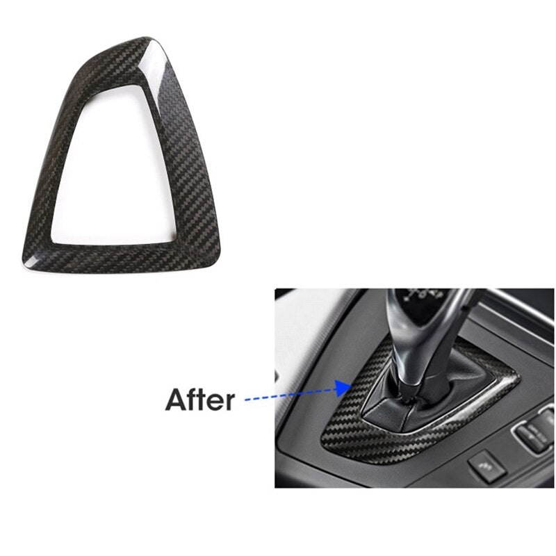 BMW Carbon Fibre Gear Selector Trim Surround (RHD)