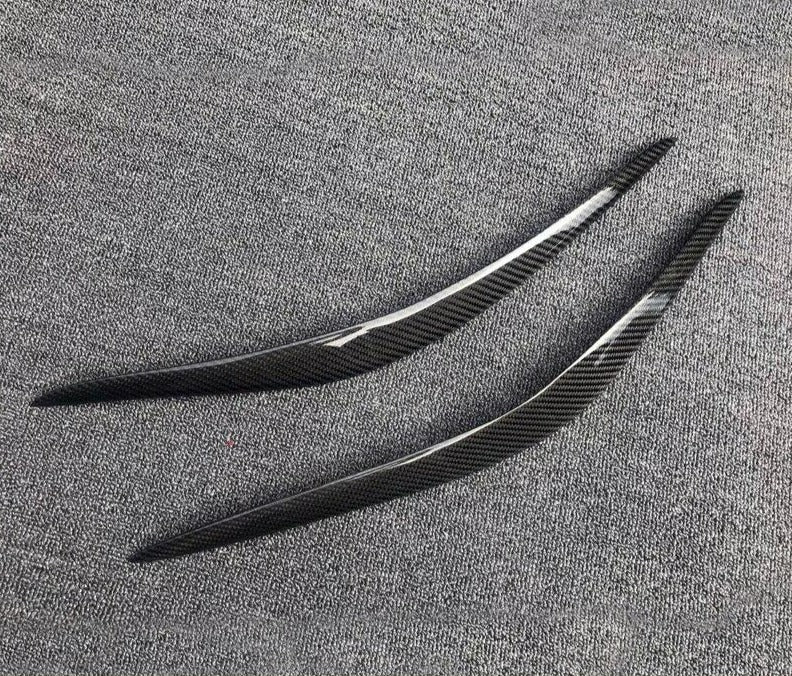 BMW 2 Series Carbon Fibre Headlight Eyebrows / Eyelids (2014 - 2020 Models)