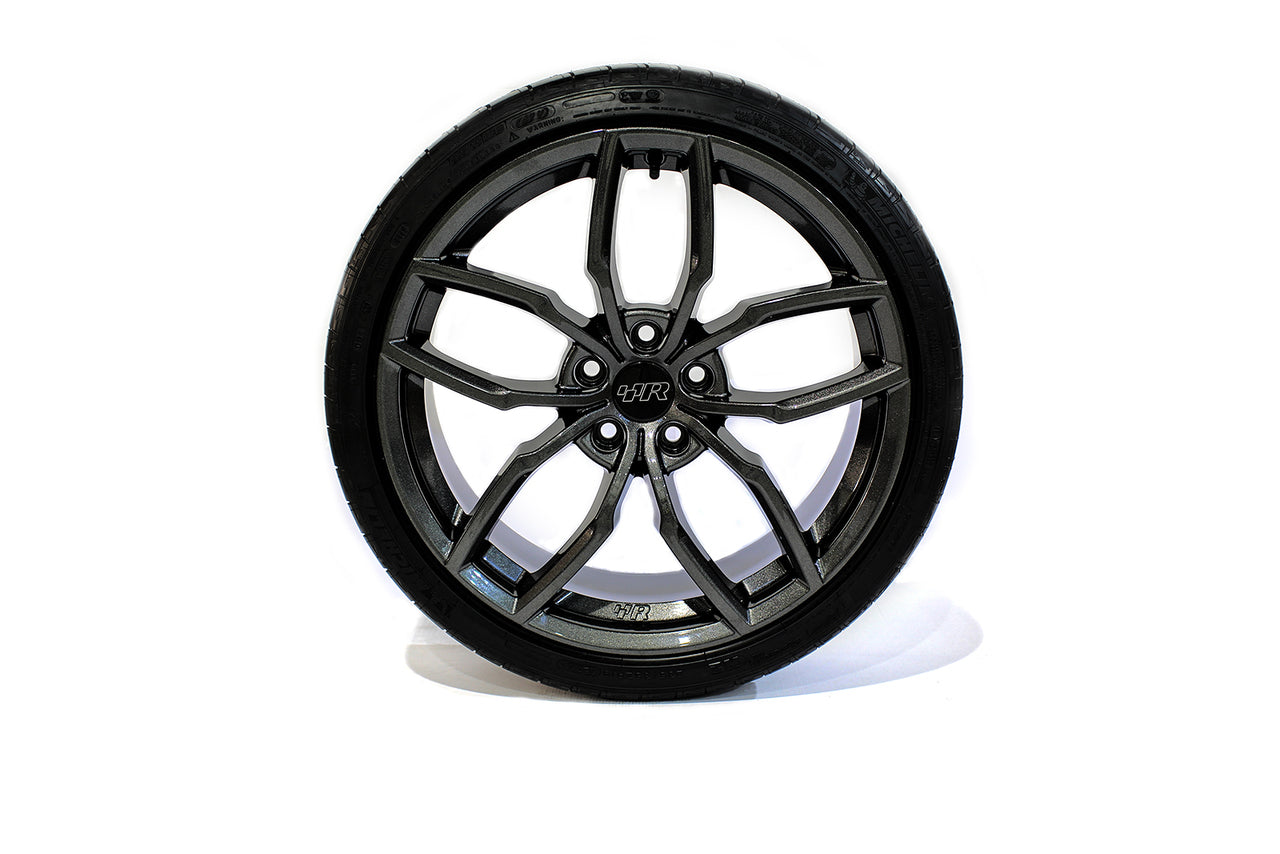 Racingline R360 8.5J x 19inch Alloy Wheels - Gunmetal Grey