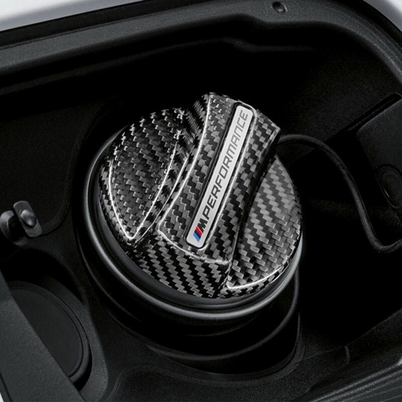 BMW Genuine Carbon Fibre Fuel Tank Cap Cover (Multiple Models)