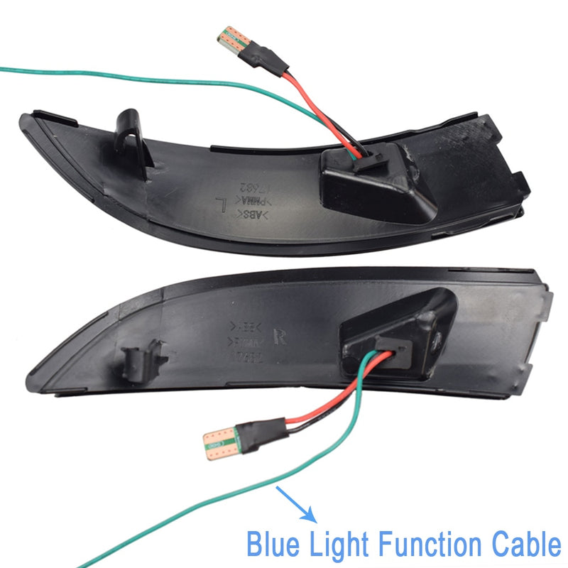 Ford Fiesta MK8 Dynamic Sweeping Indicators with Blue Light Show (2017+)~WARRANTY