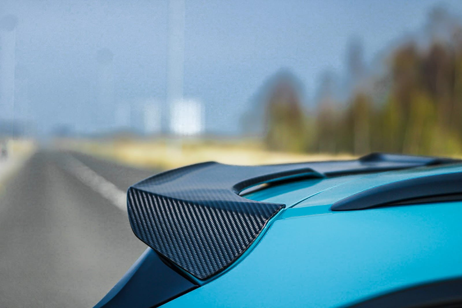 AP Design Dry Carbon Rear Roof Spoiler - RS6 (C8)