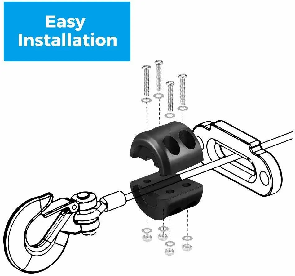 UTV / ATV Quad Bike Winch Cable Protector / Winch Stopper