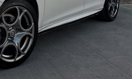 Alfa Romeo Giulietta Gloss Black Side Skirts Pair (2010+ Models)