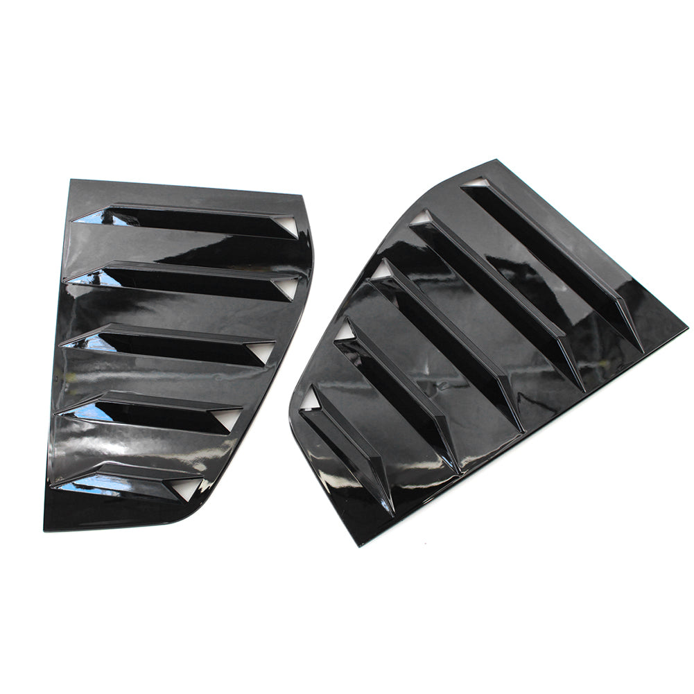 Volkswagen Golf MK6 Rear Side Window Air Vent Style Cover in Gloss Black