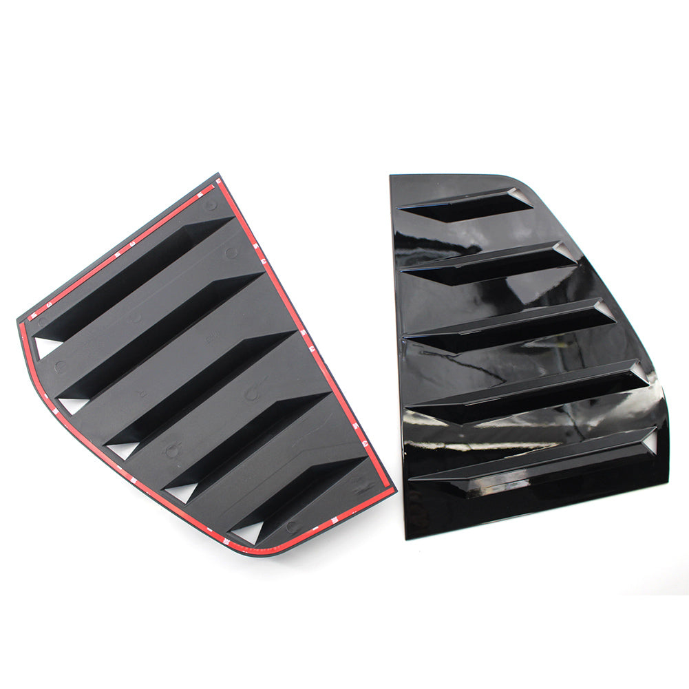 Volkswagen Golf MK6 Rear Side Window Air Vent Style Cover in Gloss Black