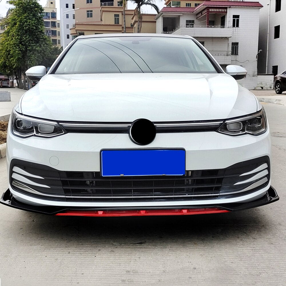 Volkswagen Golf MK8 4 Piece Front Splitter (2020+ Models)
