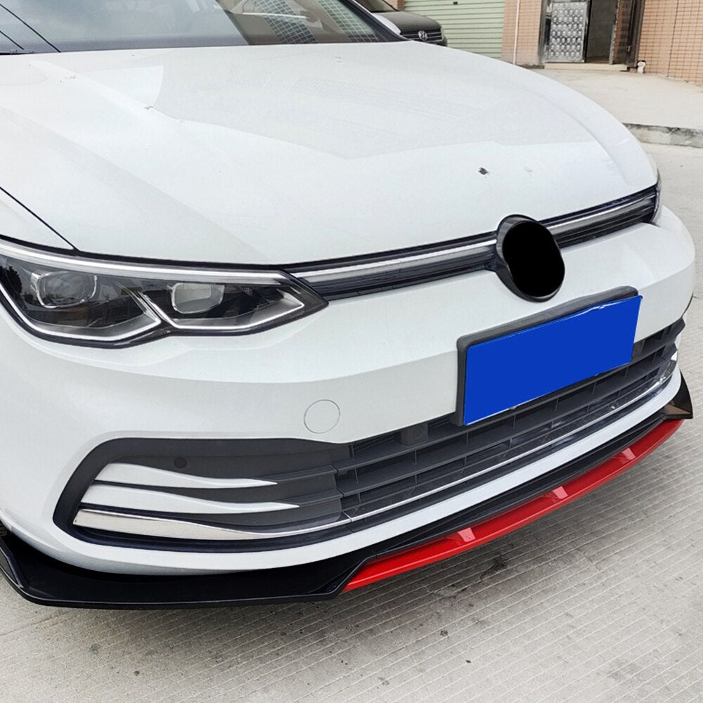 Volkswagen Golf MK8 4 Piece Front Splitter (2020+ Models)
