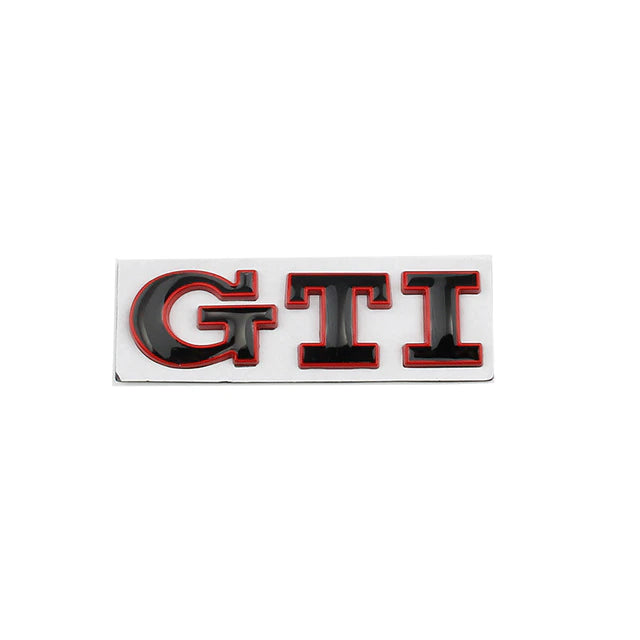Volkswagen GTI Badges (Front Grille Replacement or Rear Boot Badge)