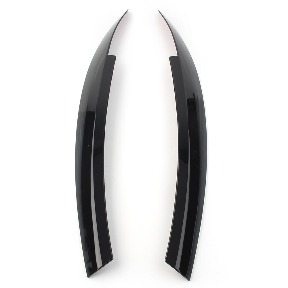 Volkswagen Scirocco MK3 Headlight Eyebrows Gloss Black (2009-2017)